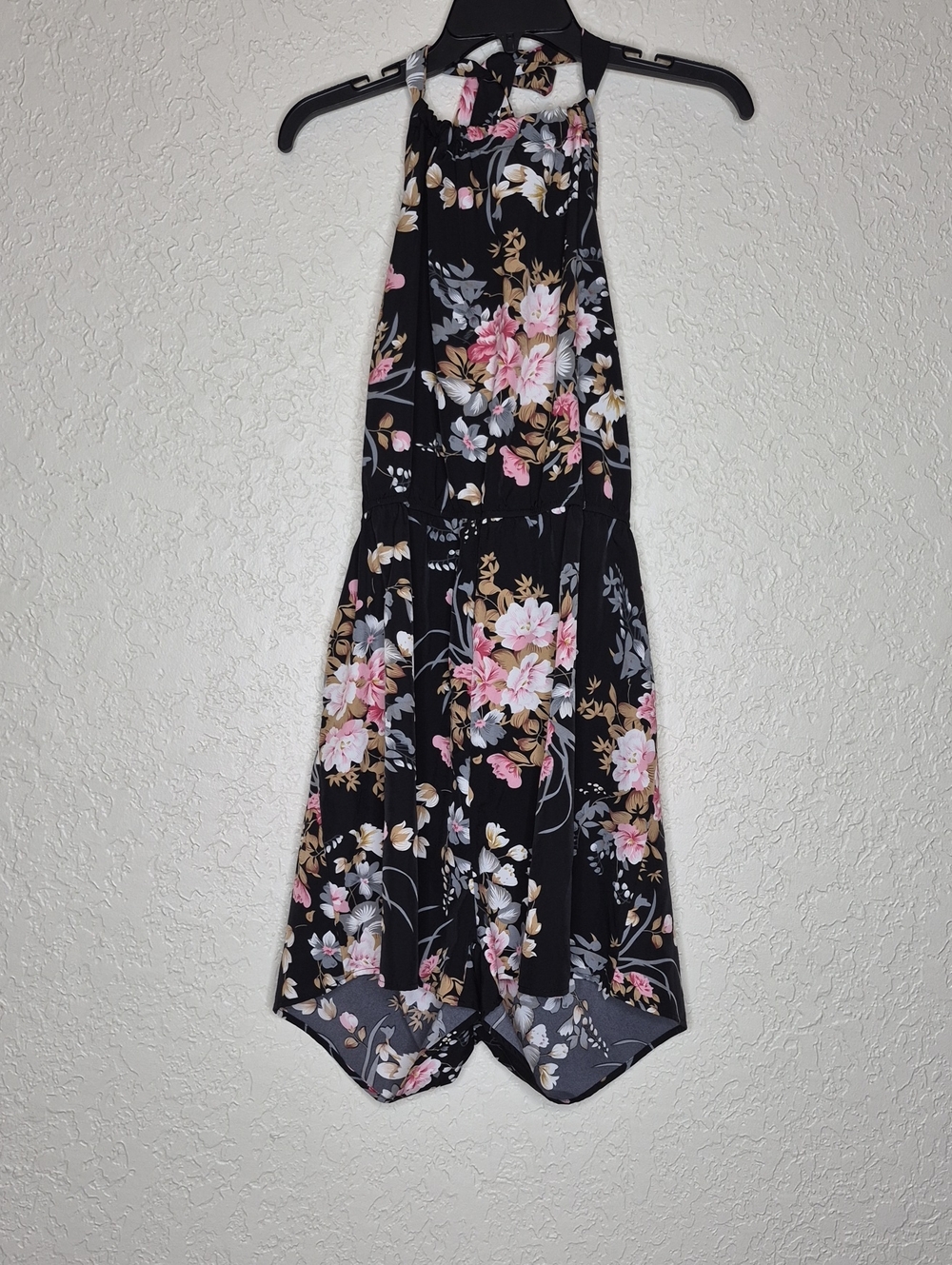 Shein Curve Multicolored Floral Halter Style‎ Romper Size 2XL
